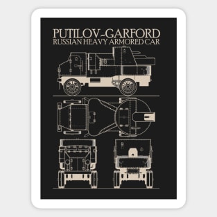 PUTILOV-GARFORD | WW1 Tank Sticker